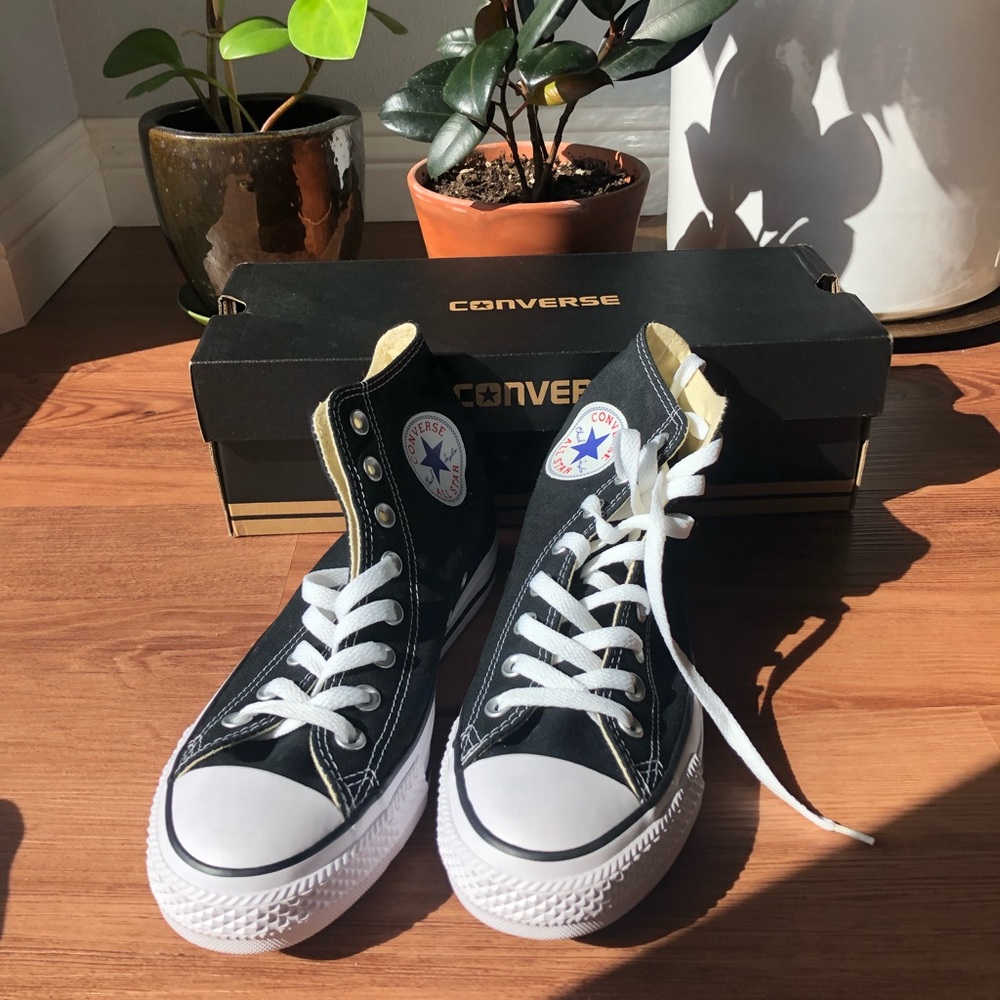Black High Top Converse